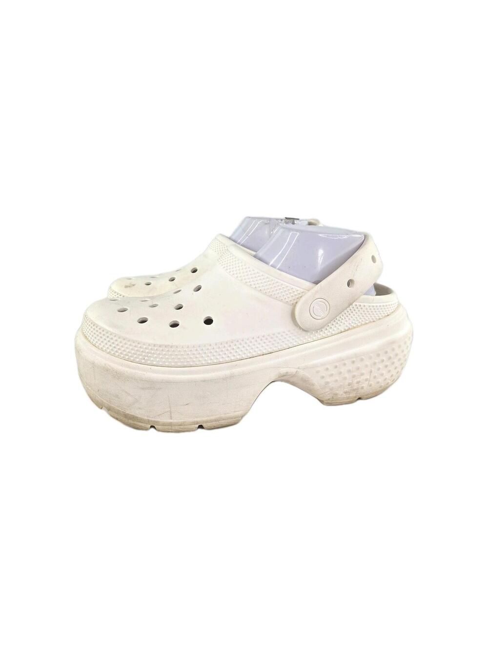 Crocs Stomp Clogs US 9 Women's Off White chunky platform sole